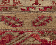 3x5 Red Vintage Turkish Area Rug