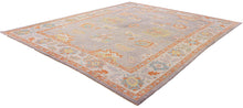 11x15 Blue Modern Oushak Area Rug