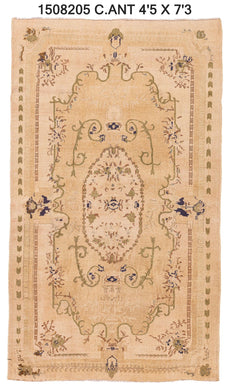 4x7 Soft Vintage Turkish Area Rug