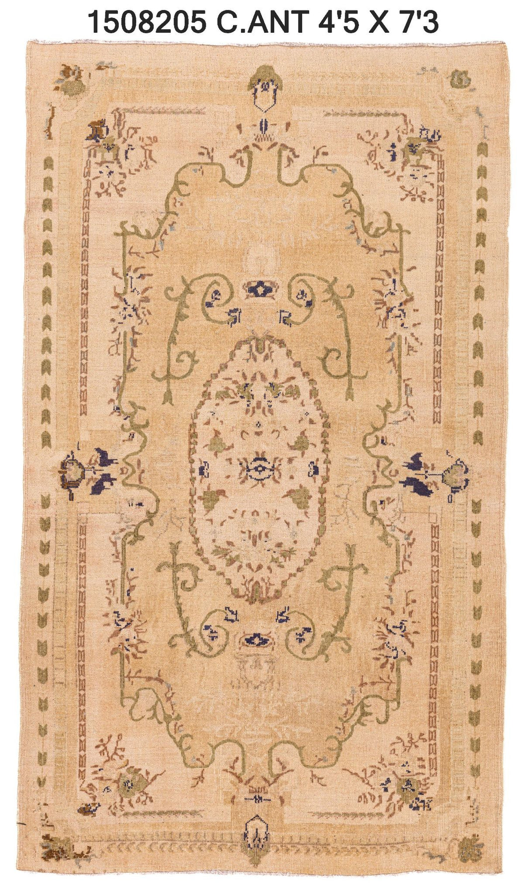 4x7 Soft Vintage Turkish Area Rug