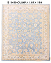 13x16 Colorful Modern Oushak Area Rug