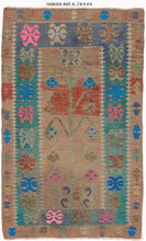 3x4 Old & Vintage Turkish Area Rug
