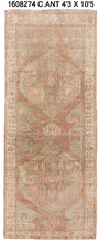 4x10 Old & Vintage Turkish Area Rug