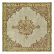 11x11 Beige Old & Vintage Oushak Area Rug