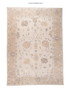 8x12 Modern Oushak Area Rug