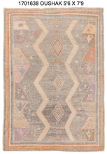 6x8 Soft Modern Oushak Area Rug