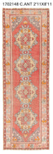 3x9 Old & Vintage Turkish Area Runner Rug