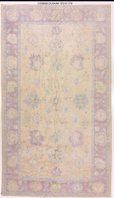 10x17 Purple Modern Oushak Area Rug