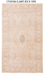 6x11 Old & Vintage Turkish Area Rug