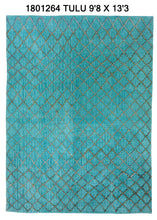 9x13 Colorful Modern Turkish Runner Rug