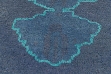 9x13 Blue Modern Turkish Area Rug