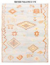 9x12 Blue Modern Turkish Area Rug