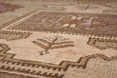 7x15 Colorful Vintage Turkish Runner Rug