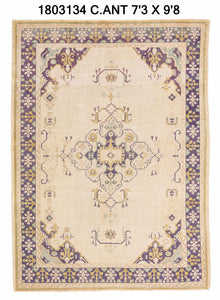 7x10 Old & Vintage Turkish Area Rug
