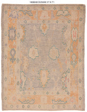 6x7 Soft Modern Oushak Area Rug