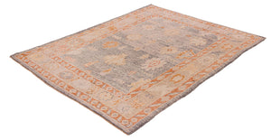 6x8 Soft Modern Oushak Area Rug