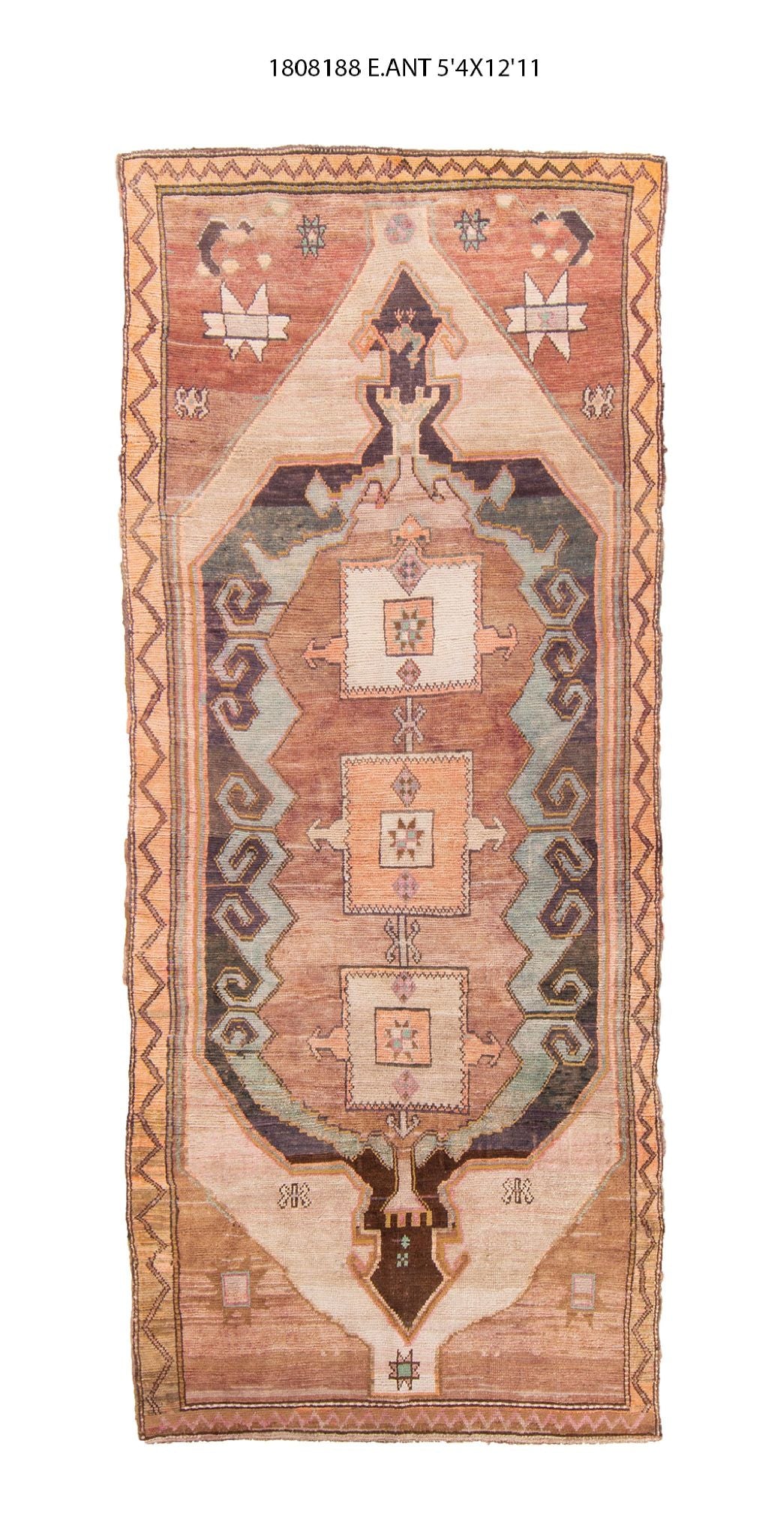 5x13 Old & Vintage Turkish Area Rug