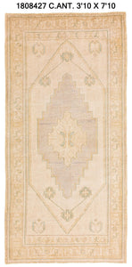 4x8 Old & Vintage Turkish Area Rug