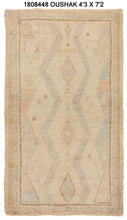 4x7 Colorful Modern Oushak Area Rug