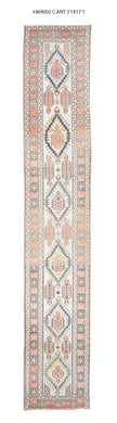 3x17 Old & Vintage Turkish Area Runner Rug