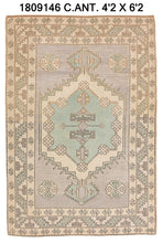 4x6 Old & Vintage Turkish Area Rug