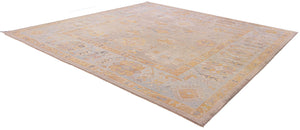 13x14 Soft Modern Oushak Area Rug