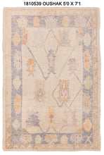 5x7 Soft Modern Oushak Area Rug