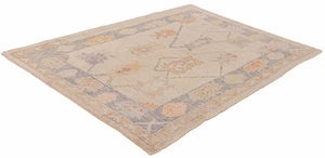 5x7 Soft Modern Oushak Area Rug