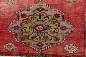 3x10 Colorful Old & Vintage Turkish Runner Rug