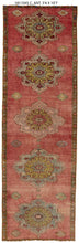3x10 Colorful Old & Vintage Turkish Runner Rug