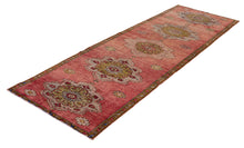 3x10 Colorful Old & Vintage Turkish Runner Rug