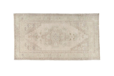 3x6 Soft Vintage Turkish Runner Rug