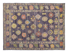 8x11 Purple Flat Weave Modern Turkish Area Rug