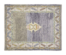 5x7 Colorful Modern Oushak Area Rug