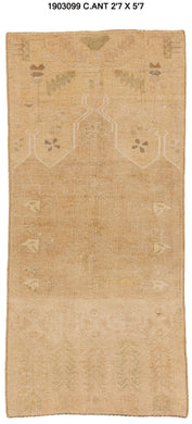 3x6 Old & Vintage Turkish Area Rug