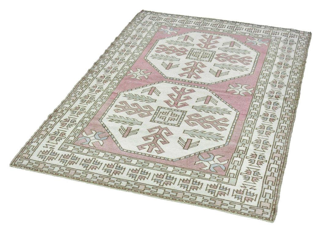 4x6 Soft Old & Vintage Turkish Area Rug