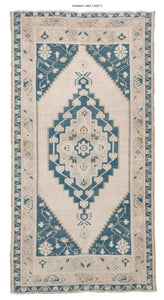 4x7 Old & Vintage Turkish Area Rug