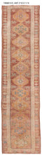 3x11 Old & Vintage Turkish Area Runner Rug