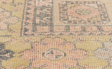 3x6 Colorful Old & Vintage Turkish Area Rug