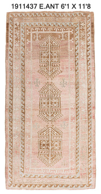 6x12 Old & Vintage Turkish Area Rug