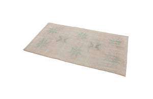 2x5 Old & Vintage Turkish Area Rug
