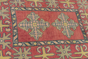 3x4 Old & Vintage Turkish Area Rug