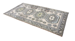 4x8 Old & Vintage Turkish Area Rug