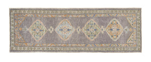 3x9 Soft Modern Oushak Runner Rug