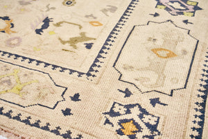 4x5 Cream Turkish Area Rug