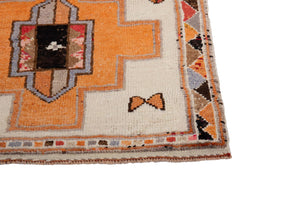 4x13 Old & Vintage Turkish Area Runner Rug