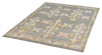 7x10 Modern Turkish Area Rug