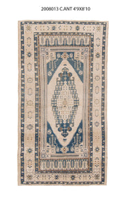 5x9 Old & Vintage Turkish Area Rug