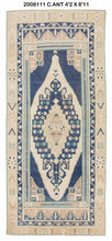 4x9 Old & Vintage Turkish Area Runner Rug