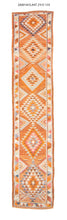 3x13 Old & Vintage Turkish Area Runner Rug